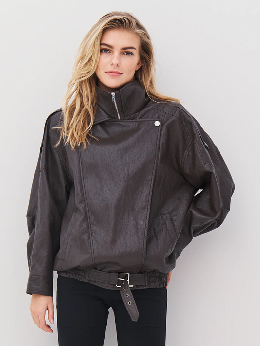 AMALIE JACKET - BROWN