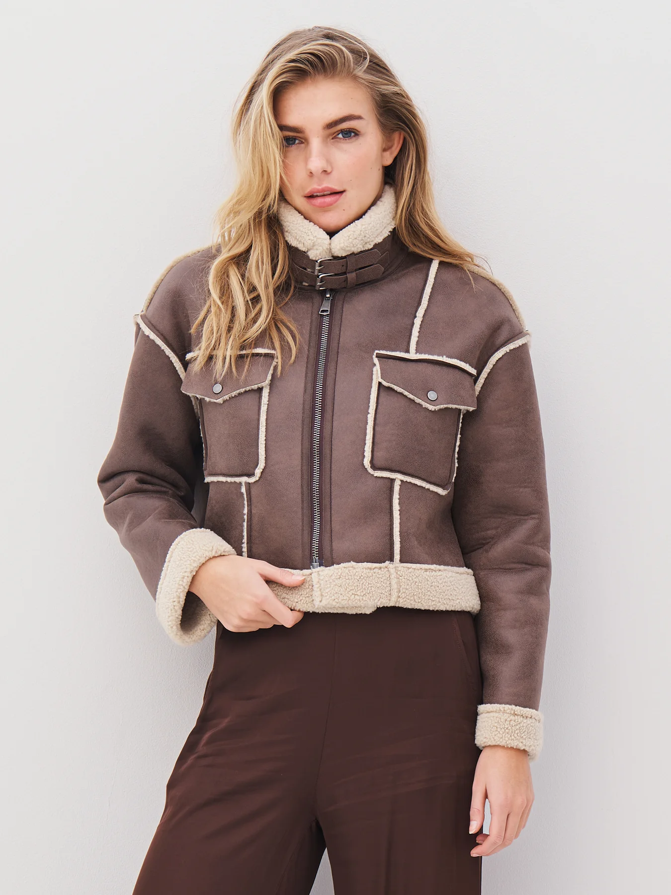 AIKO JACKET - CAPPUCCINO