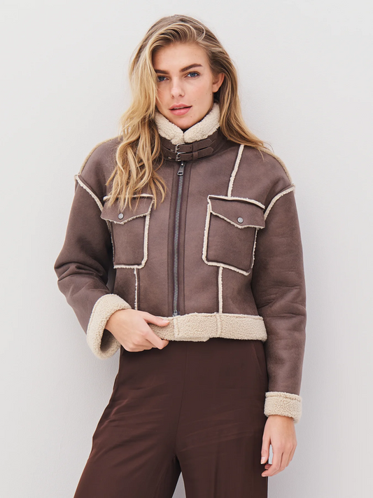 AIKO JACKET - CAPPUCCINO